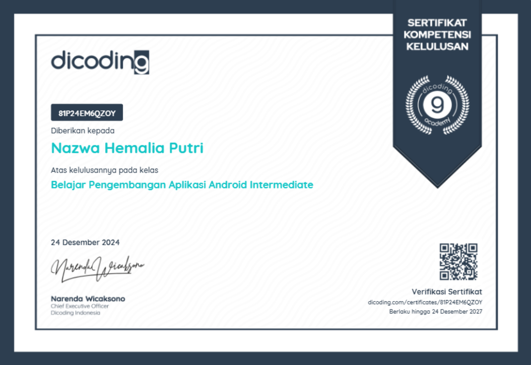 Android Int Cert